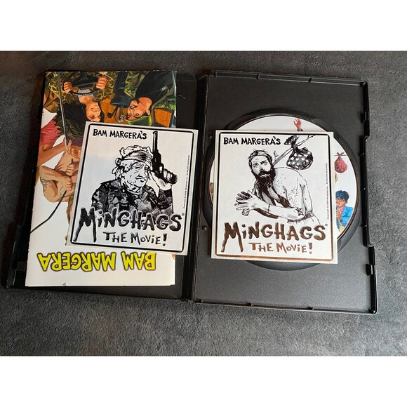 SIGNED Bam Margera's "MINGHAGS THE MOVIE!" WITH POSTER AND STICKERS - Picture 6 of 10